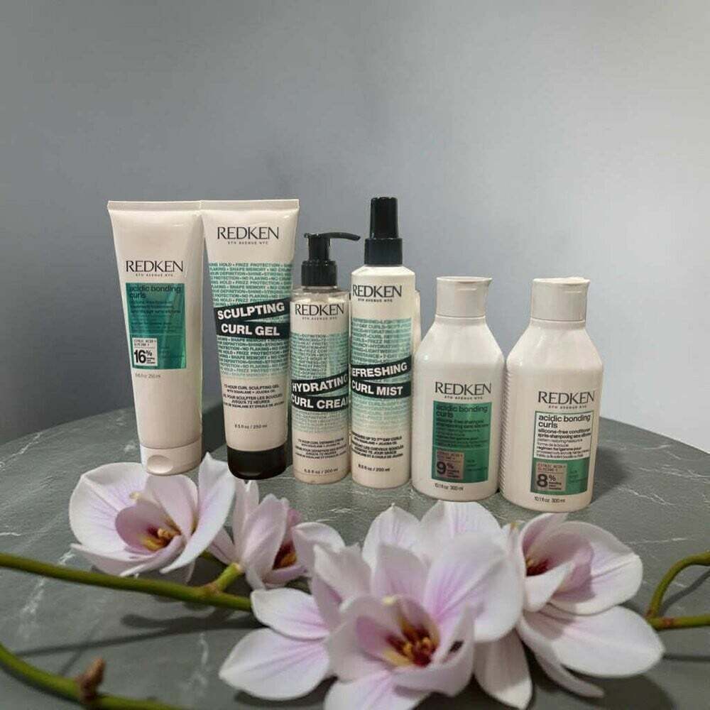 Redken Acidic Bonding Curls Shampoo Conditioner 10.1 oz Leave In Gel Mist Cream